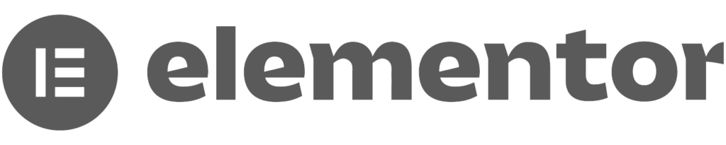 Elementor Logo Grey