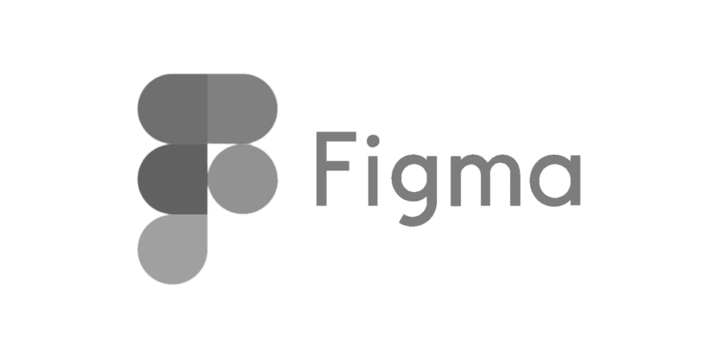 Figma Grey Text Logo