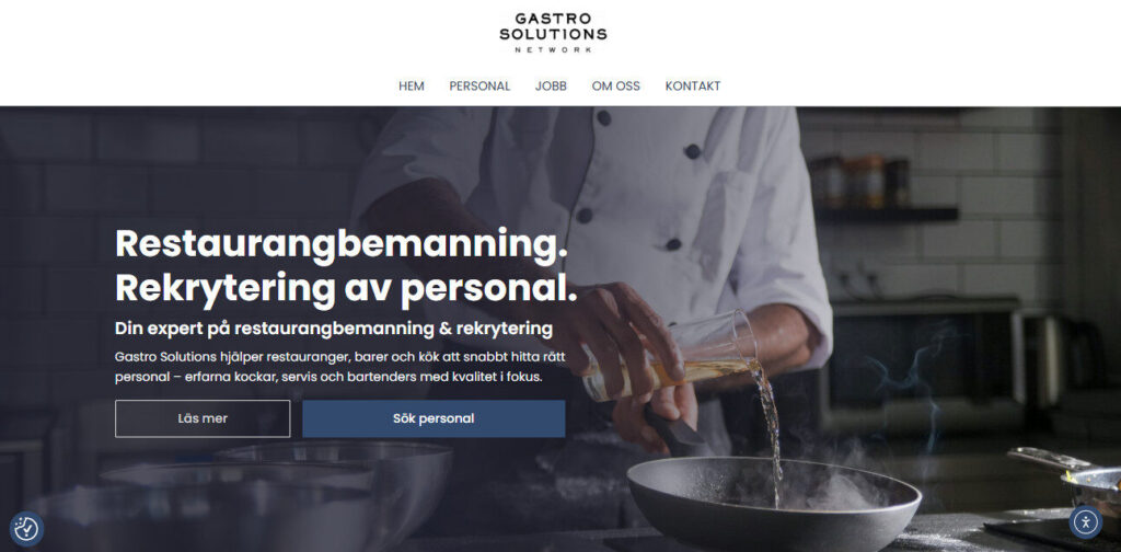 Ny hemsida åt Gastro Solutions